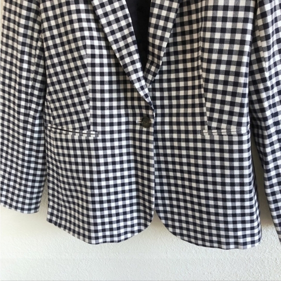 J. Crew Parke blazer in gingham bi-stretch cotton blend - Picture 6 of 9